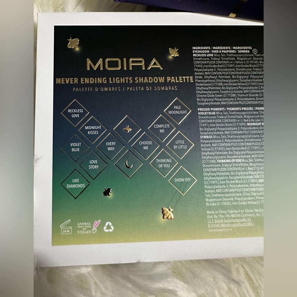 MOIRA “NEVER ENDING LIGHTS” EYESHADOW PALETTE - BRAND NEW in the sleeve! - Picture 7 of 13